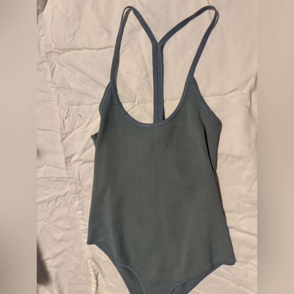 Wayf Light Blue bodysuit